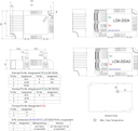 Dimensions Type DA + DA2