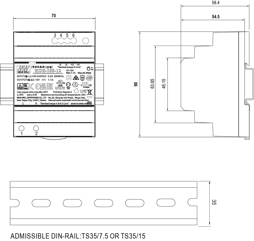 Dimensions