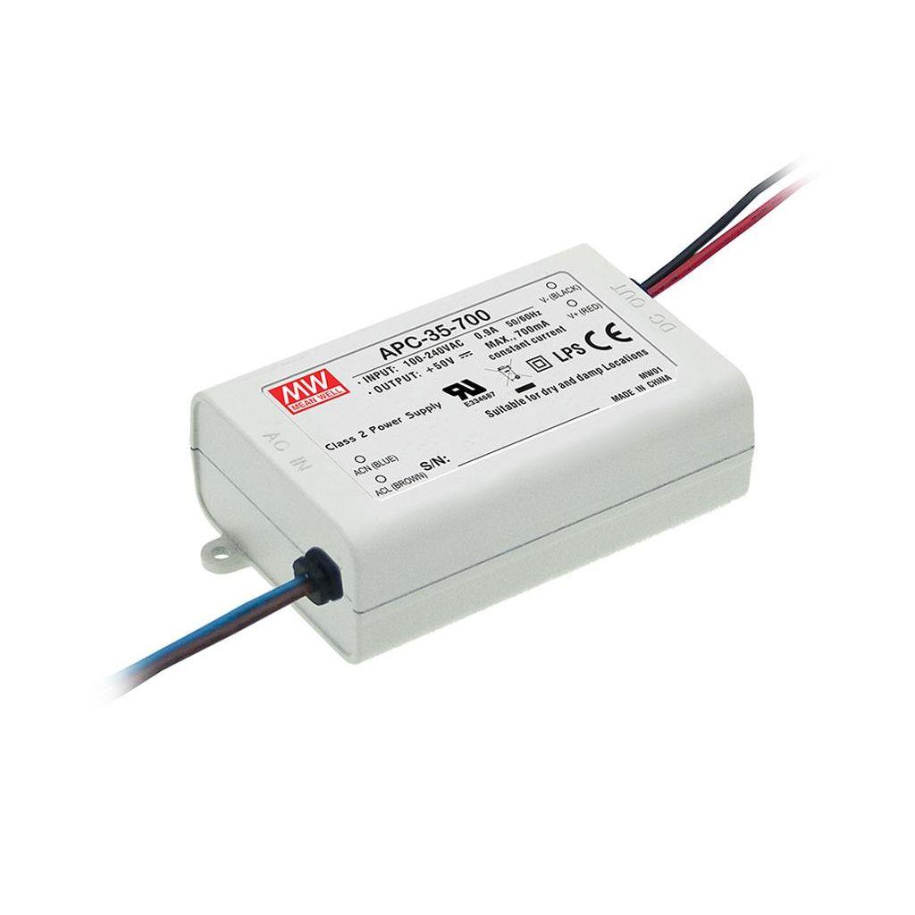 APC Series / 35W 350~1050mA CC LED Driver