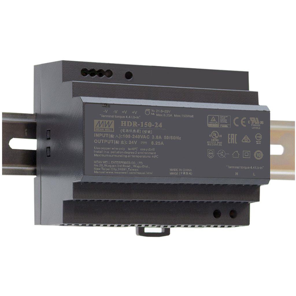 HDR Series / 150W CV DIN Rail LED Driver