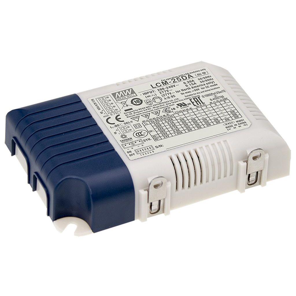 LCM Series / 25W 350~1050mA CC Selectable LED Driver