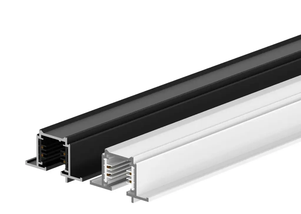 3 Circuit Recessed Track 2m