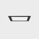 Disc Square Recessed 8W 120mm