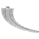 Side Bending Aluminium Profile Drywall with Silicon Tube 2m